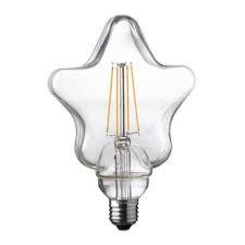 Ampoule LED Filament Etoile 4W E27 1800K