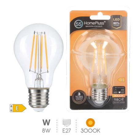 AMPOULE LED STANDARD E27 FILAMENT LED - 8W 