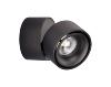 Plafonnier LED 9W 3000K noir