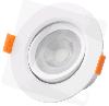 SPOT ENCASTRE ORIENTABLE ROND LED IP20 6W 430 LUMENS - BLANC