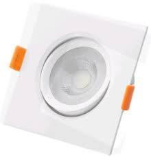 SPOT ENCASTRE ORIENTABLE CARRE LED IP20 6W 430 LUMENS - BLANC