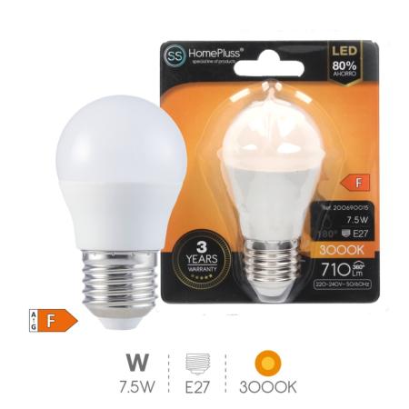 AMPOULE LED SPHERIQUE E27 - 7.5W 