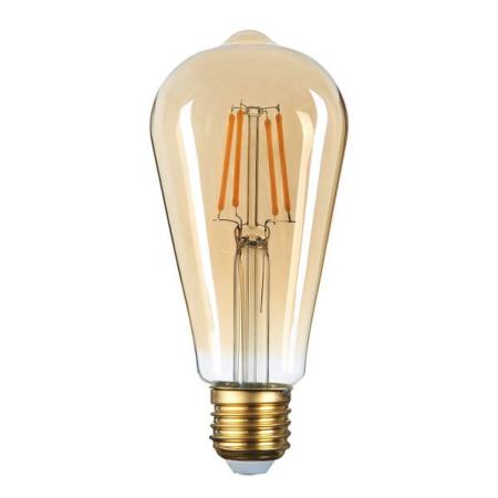Ampoule LED filament- Verre doré- Dimmable - 8W