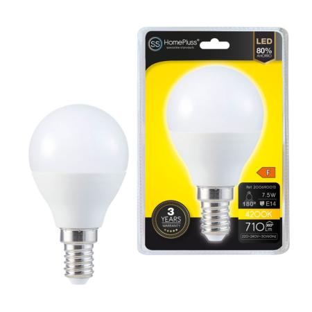 AMPOULE LED SPHERIQUE E14 - 7.5W 