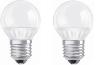 LOT DE 2 AMPOULES LED SPHERIQUE E27 - 6W 