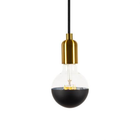 Ampoule Calotte Noire G95 E27 6.5W 2700K 560lm Dimmable