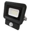 PROJECTEUR LED EXTRA PLAT NOIR AVEC DETECTEUR 30W