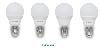 LOT DE 4 AMPOULES LED SPHERIQUE SYLVANIA E14 - 5W  - 470 Lumens - 2700K