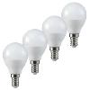 LOT DE 4 AMPOULES LED SPHERIQUE E14 - 5.5W  - 470 Lm