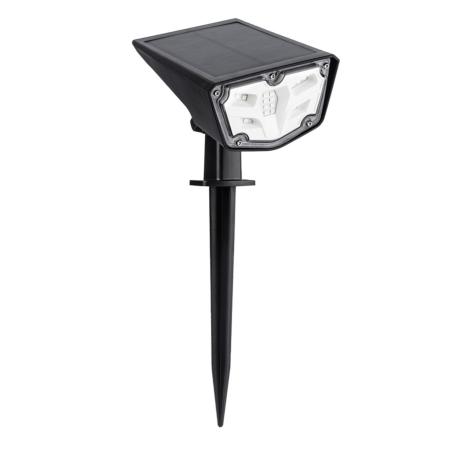 piquet de jardin LED solaire 3300K IP67 dimmable