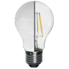 Lot 3 ampoules filament LED verre opaque A60 230V E27 2700K