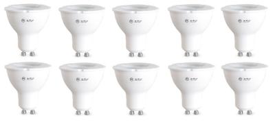 LOT DE 10 AMPOULES LED GU10 6W 480 LUMENS