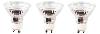 LOT DE 3 AMPOULES LED GU10 VERRE - 5W 