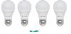 LOT DE 4 AMPOULES LED STANDARD SYLVANIA E27 - 8.5W  - 806 Lumens - 3000K