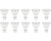 LOT DE 10 AMPOULES LED GU10 SYLVANIA - 4.5W 