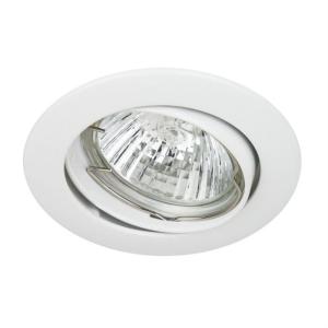 SPOT ENCASTRABLE ROND GU10-230V-BLANC