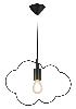 SUSPENSION NUAGE METAL NOIR - DOUILLE SIMPLE E27 - NOIR - CIRRUS