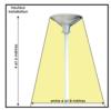 CANDELABRE SOLAIRE LED 15W - TETE DE MAT SOLAIRE LED