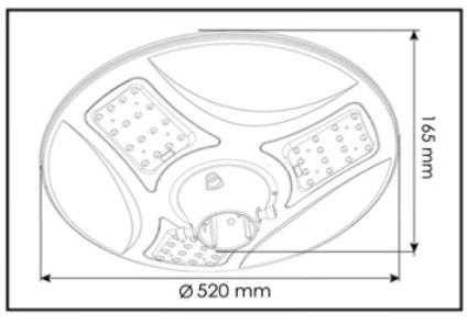 CANDELABRE SOLAIRE LED 9W - TETE DE MAT SOLAIRE LED